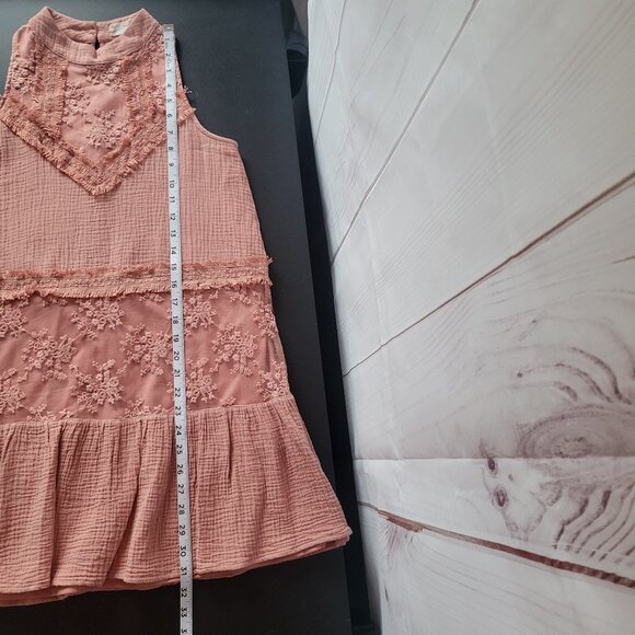 Altar’d State Boho/Lace Mini Dress, Sleeveless, Embroidered, Sz Small, EUC - Picture 9 of 9